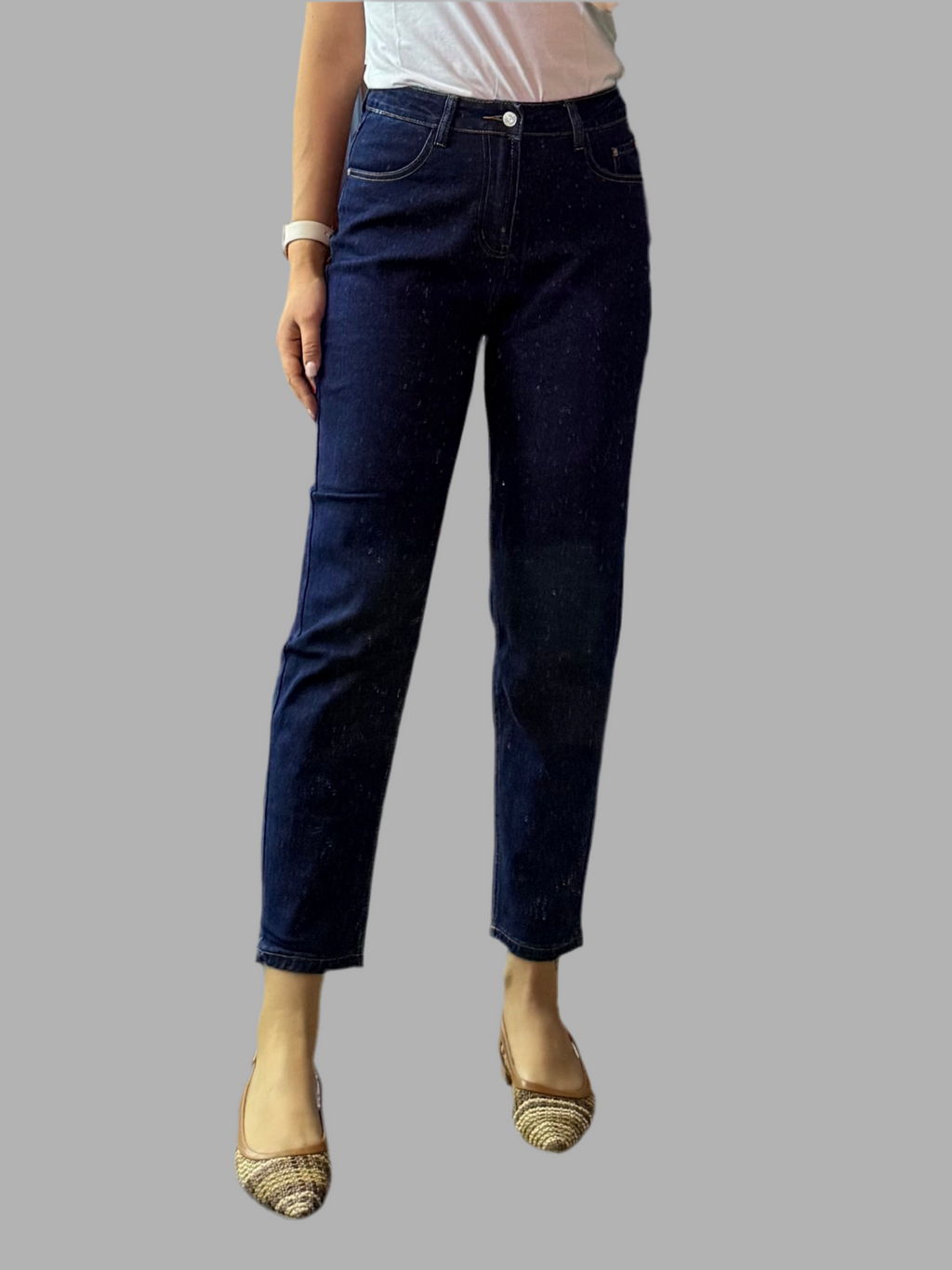 MI24147 Jeans dritto scuro