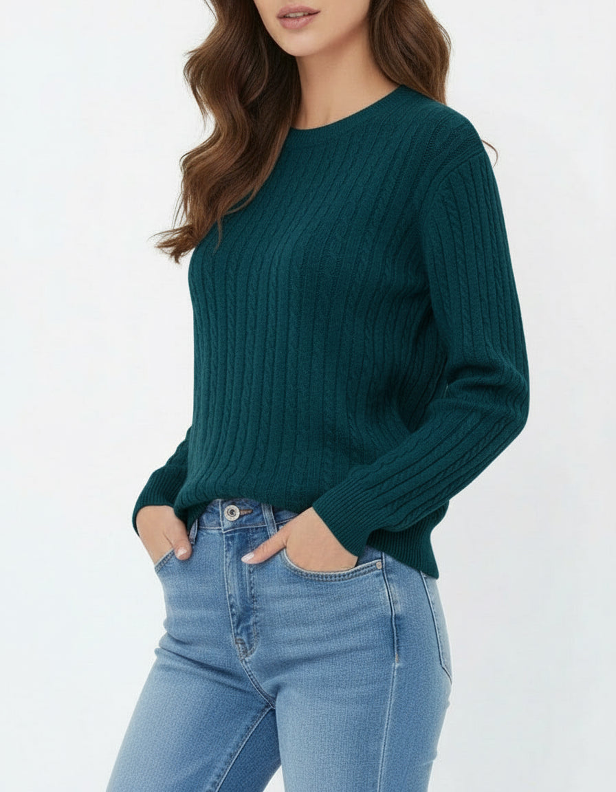 G1106 Maglione Polo girocollo