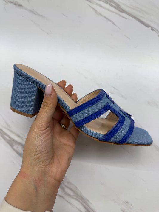 8082 Sandalo Hermès con tacco