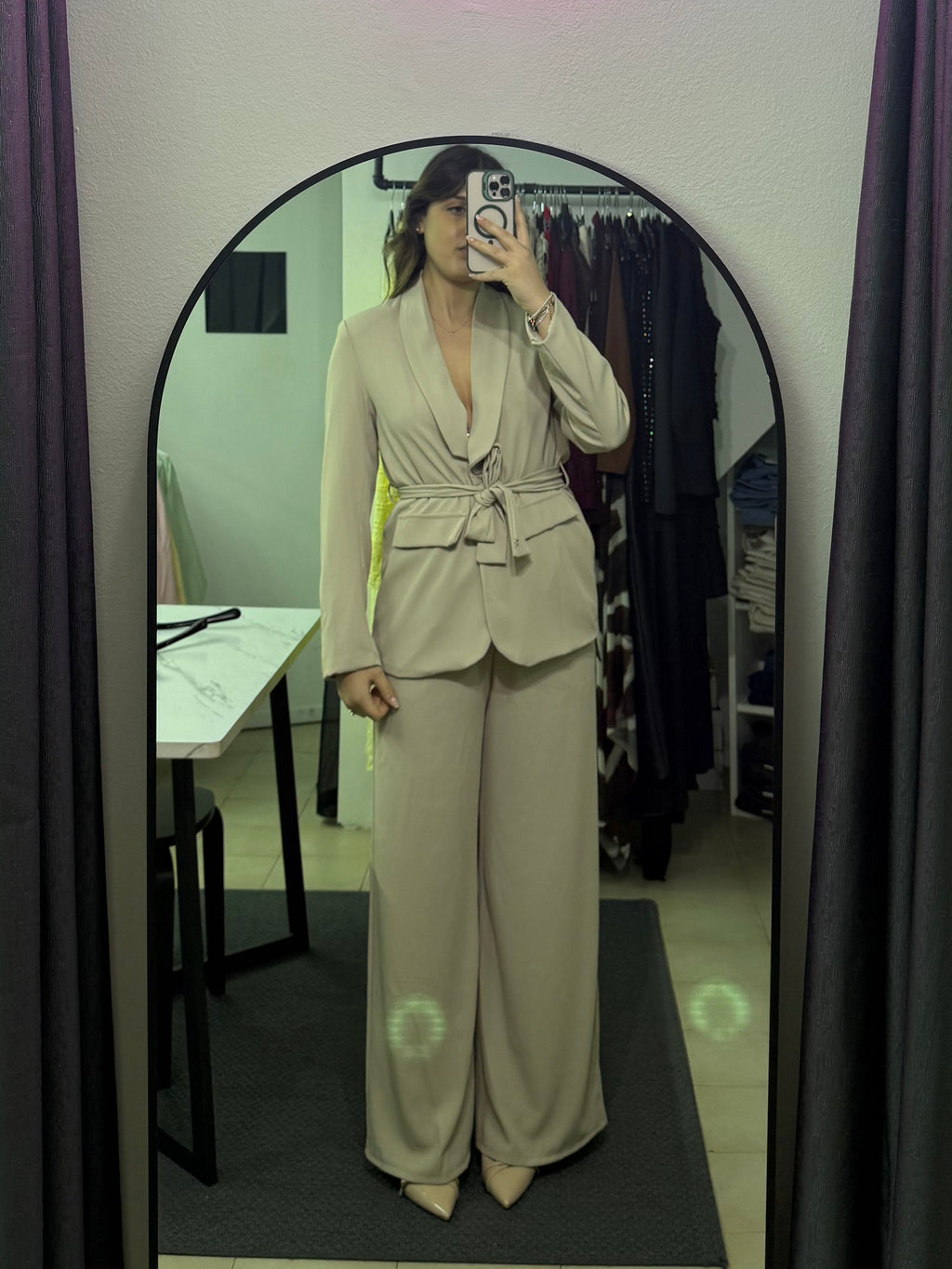 Tailleur Morgana blazer nodo