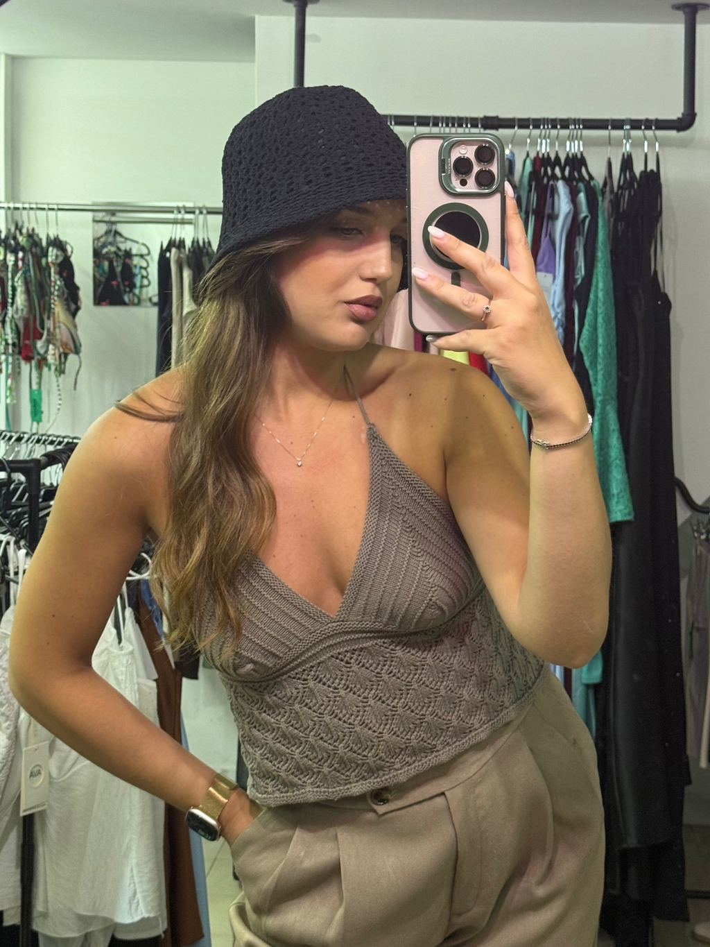 Cappello Macramé